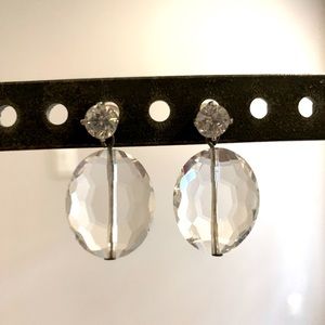 ✨ Stunning Crystal and CZ diamond Drop Earrings ✨